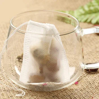 100 Empty Food Grade Tea Bags With String Infuser Heal Seal Filter Paper For Herb Loose Tea Slag Separation Bag