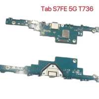 For Samsung Galaxy Tab S7 FE 5G T736B/N Charging Port Charger Plug Dock Connector Flex Cable T738U T730 Repair Parts