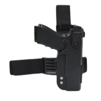 Gun Holster For Glock G17 G19 22 23 26 31 Airsoft Pistol Drop Leg Holster combat Thigh Gun Bag Case Hunting Accessories