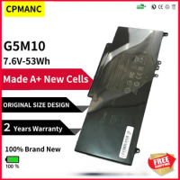 CPMANC NEW G5M10 Laptop Battery For DELL Latitude E5250 E5450 E5550 8V5GX R9XM9 WYJC2 1KY05 7.6V 53WH