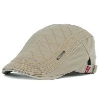 貝雷帽 造型帽 2021春夏季新款時尚休閒男女士棉製貝雷帽韓版鴨舌帽前進帽牛仔帽『cyd0621』