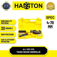 HASSTON 4120-030 TANG SKUN HIDROLIK 4-70MM - TANG KRIMPING HIDROLIK KABEL DAN LOGAM 4-70 MM - TANG P