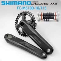 Shimano Deore 10/11V FC-M5100-1 Crankset 10/11S Mountain Bike Sprocket 175 mm 30/32T ranksets Bicycle Bottom Bracket BB52 M501