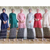 SET KEBAYA TUNIK BRUKAT~ATASAN KEBAYA BRUKAT~KEBAYA