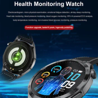 Smart Watch ET485 Men 1.43inch Amoled HD Large Screen ECG Measurement Health Monitor BT Call Sport Fitness Tracker Smartwatch