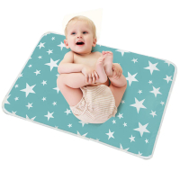 Reusable Baby Diaper Changing Mat Portable Foldable Waterproof Mattress Travel Pad Floor Mat Cushion Washable Nappy Pad Cover