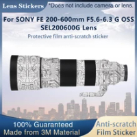 SEL200-600G Camera Lens Sticker Coat Wrap Protective Film Body Decal Skin For Sony FE 200-600mm F5.6-6.3 G OSS lens Film