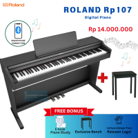 PIANO MODERN 2024 Roland RP107 Digital Piano Koneksi Smartphone MIDI 88 Tuts Hammer RP 107 RP-107