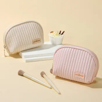 New Semicircle Cake Cosmetic Bag Cosmetic Storage Bag Travel Cosmetic Bag Wholesale Mini Portable Cosmetic Bag Cosmetic Bag