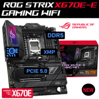 ASUS AMD AM5 WIFI Motherboard DDR5 ROG STRIX X670E E GAMING WIFI Support Ryzen 7600X 7700X 7900X 128G PCIe 5.0 ATX Mainboard M.2