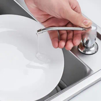 300ML Soap Bottle Kitchen Soap Dispenser Sink Liquid Bathroom Detergent Liquid Hand Wash Soap Dispenser Pumps