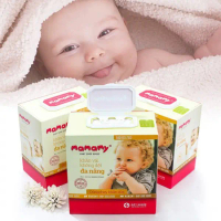 3 hộp khăn khô Mamamy 180 tờ