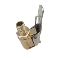 Car Inflatable Quick Connector Brass Air Pump Thread Nozzle Adapter Car Accessories Fast Conversion Head Clip Type Nozzle