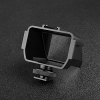 Camera Selfie Vlog Flip Up Mirror Screen with 3 Cold Shoe Mounts for Sony A6000/A6300/A6500/A72/A73 Series