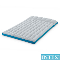 INTEX 雙人野營充氣床墊(車中床)-寬127cm(灰藍色)(67999)