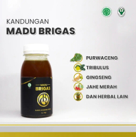 Terlaris Madu Herbal Brigas Organik BPOM Honey Syrup Botol