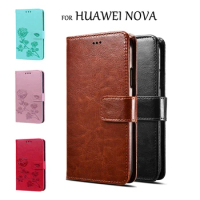 Flip Case For Huawei nova 6 SE Premium PU Leather Coque Case For Huawei nova 6 5G Wallet Phone Pouch Cover Funda Capas