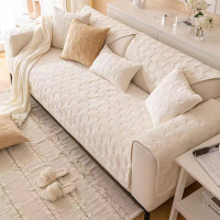 Washed Cotton Sofa Cover Slipcover Cushion Cover Sofa Four Seasons Anti-slip Sofa Cushion 1234 Seater L shape Cover