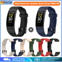 1~10PCS Silicone For Realme Band Strap RMA199 Watch Band Official Bracelet Replacement Wristband Wirst Strap For Realme Band