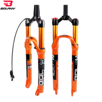 Bolany Mountain Bike Front Fork 26/27.5/29 inch Suspension Air Fork HL RL Lockout Integrated Magnesium Alloy Fork Bicycle Parts