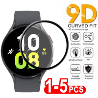 1-5pcs Soft Glass Film For Samsung Galaxy Watch 5 Pro 45mm watch 5 4 Full Screen Protector for Galaxy Watch Active 4 2 40mm 44mm