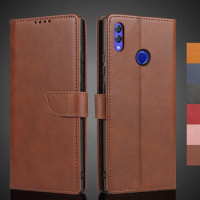 Pu Leather Wallet Flip Case for Huawei Honor Note 10 Note10 6.95" Retro Cover Protective Holster Fundas Coque with Lanyard