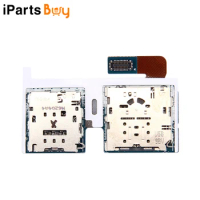 iPartsBuy Micro SD Card &amp; SIM Card Reader Flex Cable for Galaxy Tab S2 9.7 4G / T819