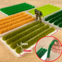Miniature Wheat Field/Grass Cluster Model Diy Sand Table Farm/Field Scene Layout Materials Diorama Kits 1Box