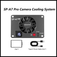 Soonpho SP-A7 Pro Camera Cooling System Heat Sink Cooling Fan For Sony Canon FUJIFILM Camera A7M4/ZVE1/A6700/A7C2 ZV-E1 ZV-E1