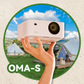 奧圖碼 OMA-S 微型RGB 3雷射短焦投影機 白色