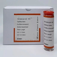 Tabung Pipa Kapiler Hematokrit / Micro Hematokrit / Tabung Hematokrit Micro Kapiler / Hematokrit Tub
