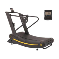 Magnetic fitness Running Machine gym equipment Treadmills Manual Adjustable Curved treadmill