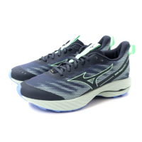【MIZUNO 美津濃】美津濃 Mizuno WAVE RIDER GTX 2 SW 運動鞋 慢跑鞋 深藍/綠 男鞋 J1GC248051 no278