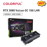 COLORFUL RTX3080 New Graphic Card GDDR6X rtx 3060 rtx 3070ti rtx 3080 8GB 12GB Gaming GPU Video Cards 256 Bit placa de vídeo LHR