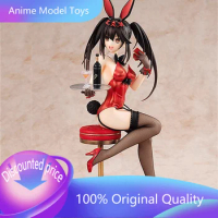 100% Genuine Original Tokisaki Kurumi Bunny Girl H26cm 1/7 Figure Anime Model