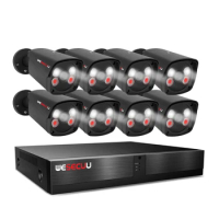 WESECUU factory prices poe cctv system camera surveillance system ip camera cctv system camera