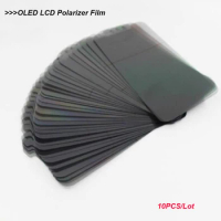 10pcs Black Screen OLED LCD Polarizer Film For Samsung Galaxy A51 A71 A30 A50 A70 A80 A90 Display Polarizing Sheet Replacement