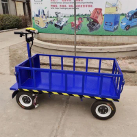 Garden Cart Wagon 4 wheeler Cargo Bike Platform Hand Trolley 800 kg Wagon Cart Farm Using Mini Truck Quad Bike
