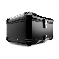 More saving motorcycle trunks 100L aluminium Motorcycle Side Box Rear Case for Food Delivery of Motorcycle Top Box