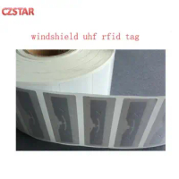 50pcs Anti-theft fragile RFID 9654 alien UHF Passive Windscreen Label VehicleWindshield Sticker Tag For Car identification