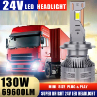 H7 H1 H4 H11 H3 24V LED Headlight For Truck 65W 6000K 24V LED Light Bulb