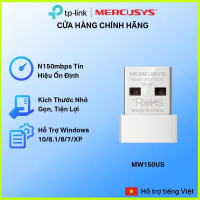 đầu pha lê [Hỏa Tốc] Bộ Chuyển Đổi USB Wifi Nano Mercusys MW150US Chuẩn 150Mbps