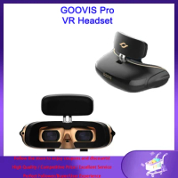 GOOVIS Pro VR Headset Private Mobile 3D Cinema FPV Goggles 4K Blu-ray Player Dual OLED Screens 4K VR Glasses PS4 Games Kids Gift