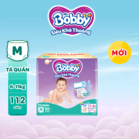 Bobby Tã bỉm quần M112/L96/XL84/XXL76 Siêu khô thoáng