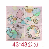 asdfkitty*日本製 san-x 角落生物睡衣派對桌墊/餐墊/桌巾/大手帕-43*43公分-防止兒童弄髒桌子