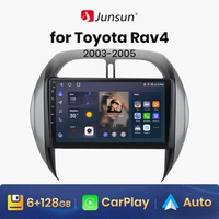 Junsun V1 AI Voice Wireless CarPlay Android Auto Radio for TOYOTA RAV4 2003- 2005 4G Car Multimedia GPS 2din autoradio