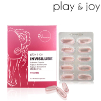 【Play&amp;Joy】隱形潤滑液膠囊玫瑰味10粒/盒