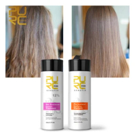 PURC Personal Brazilian Keratin Hair Treatment and Purifying Shampoo Straightening Smoothing for Women Hair Care Free Shipping