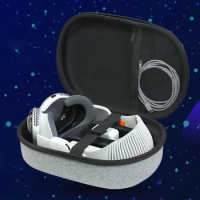 Hard Carrying Case Hard Shell Travel Case Non Slip EVA Hard Case with Mesh Pocket Portable VR Case for Apple Vision Pro