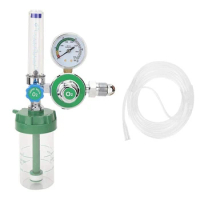 Oxygen Pressure Regulator Gauge Flow Meter O2 Pressure Reducer For Oxygen Inhaler Gas Regulator G5/8-14 Male Thread